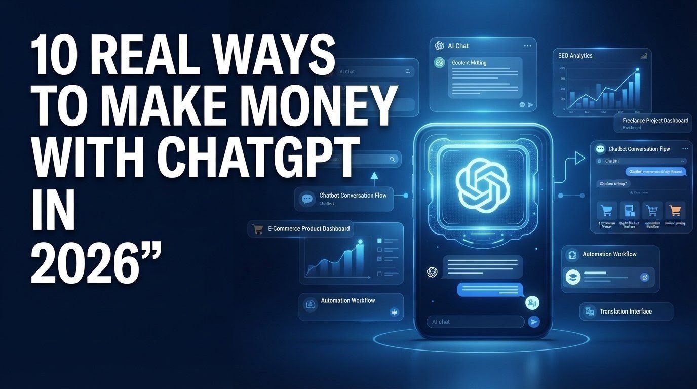 10 Real Ways to Make Money with ChatGPT in 2026