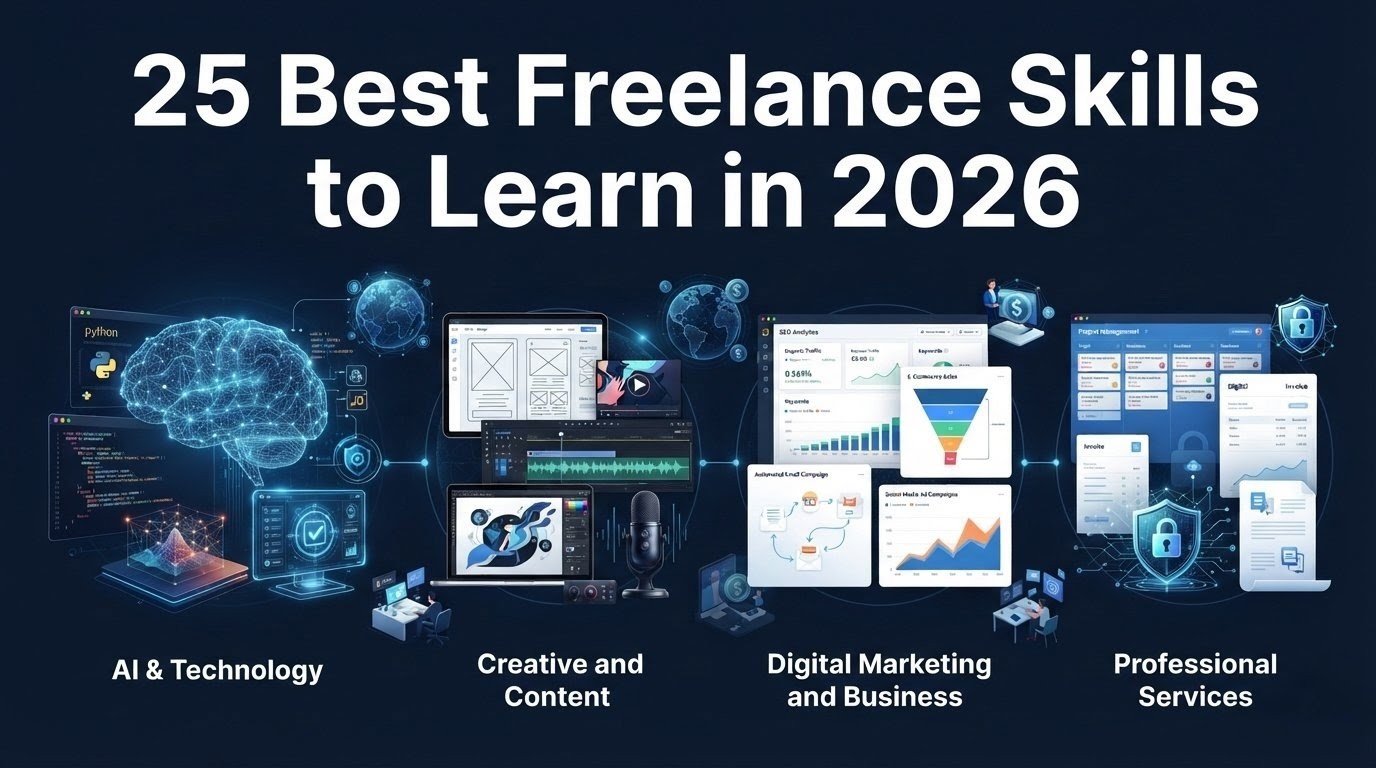 25 Best Freelance Skills to Learn in 2026 That Can Help You Earn Online