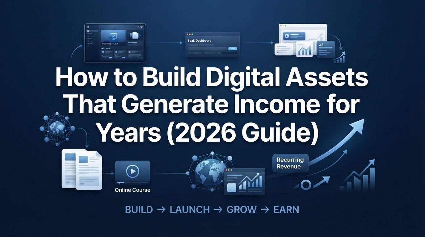 How to Build Digital Assets That Generate Income for Years (2026 Guide)