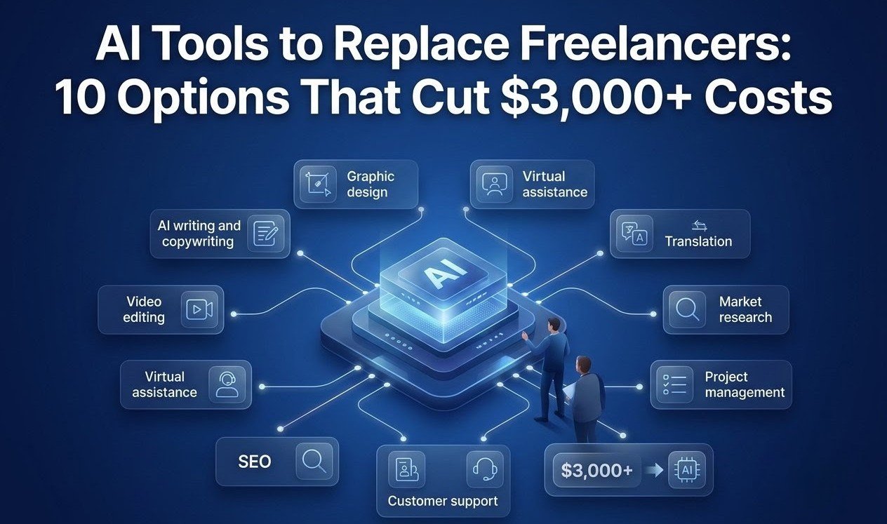 AI tools to replace freelancers and reduce $3,000+ business costs