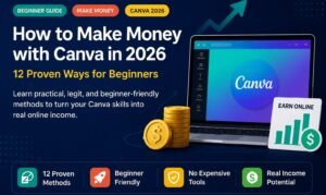 How to Make Money With Canva in 2026: 12 Practical Ways for Beginners
