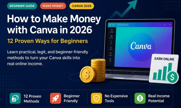 How to Make Money With Canva in 2026: 12 Practical Ways for Beginners