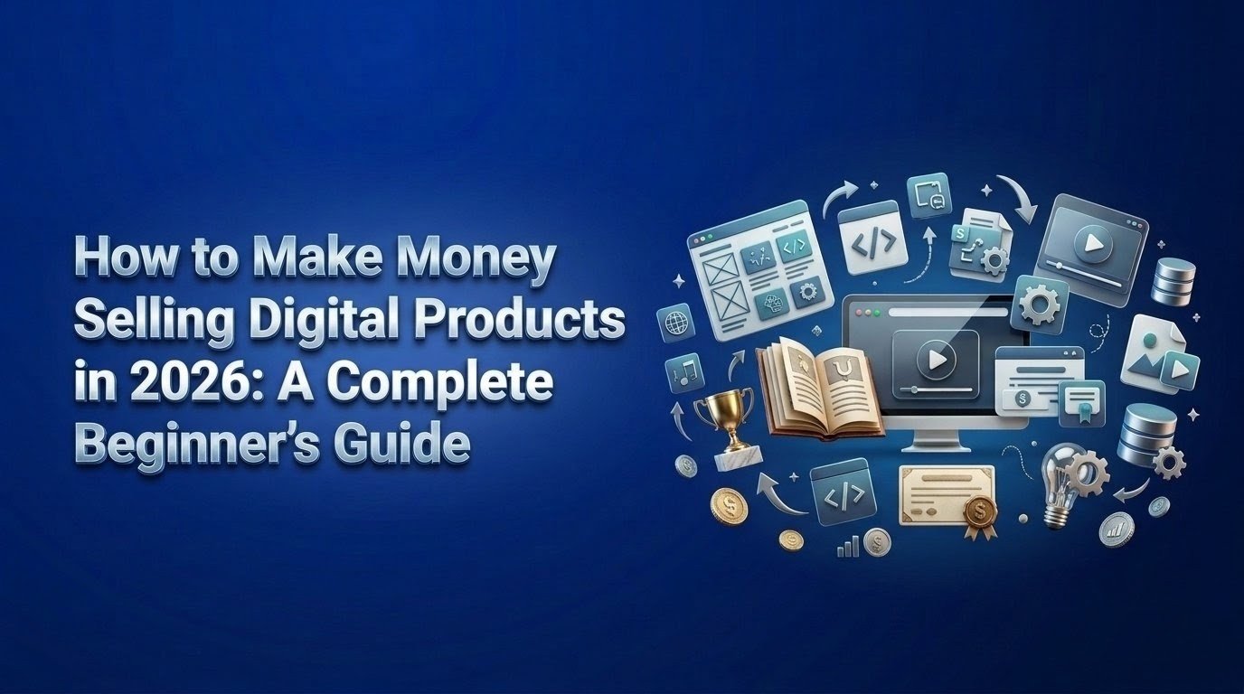 How to make money selling digital products in 2026 through templates, ebooks, courses, software, and other digital products