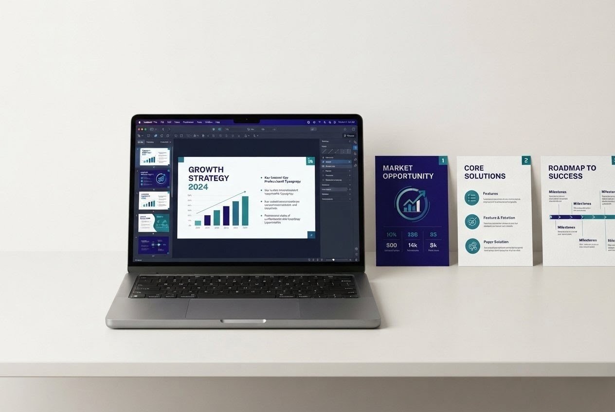 Creating LinkedIn carousels and professional pitch decks